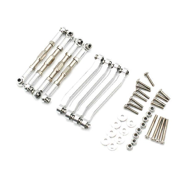 Metallchassidragstänger för MN D90 D91 MN99S 1/12 RC Bildelar, Silver