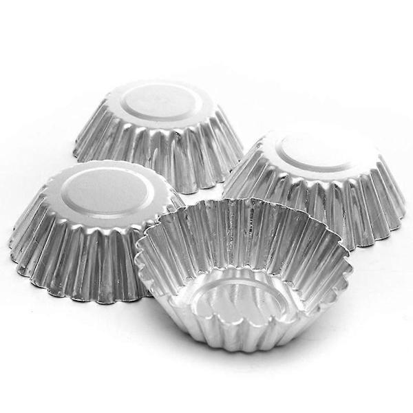 20 st Non-stick Äggtarte Metallformar Bakverktyg Muffin Cupcake Kakformar