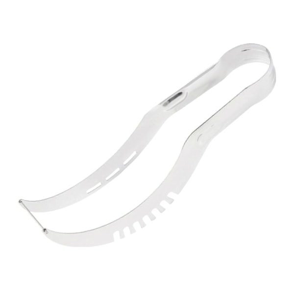 1/2 kpl Vesimelonileikkuri Ruostumattomasta teräksestä valmistettu terävä terä Hedelmäviipaloija Helppo puhdistaa Keittiöapulainen Cantaloupe- ja lohikäärmehedelmille Stainless Steel 1pc