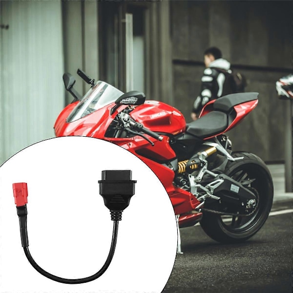 6 till 16 Pin Motorcykel OBD Adaptrar för