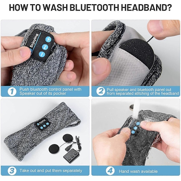 Sovhörlurar Bluetooth Presenter För Kvinnor/Män - Sovhörlurar