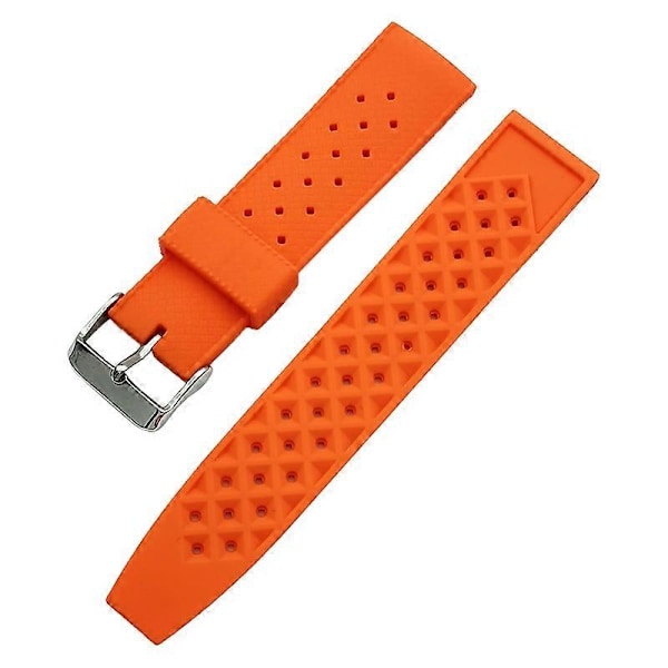 Urrem Vandtæt Genanvendelig Justerbar 22MM/20MM Urrem Udskiftning Kompatibel Huawei GT2 Orange 22 mm