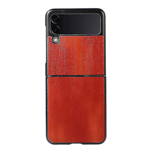 Pu-nahkakotelo, yhteensopiva Samsung Galaxy Z Flip 4:n kanssa, Z Flip 4 -kotelo nahkaa, naarmuuntumaton, iskunkestävä Brown