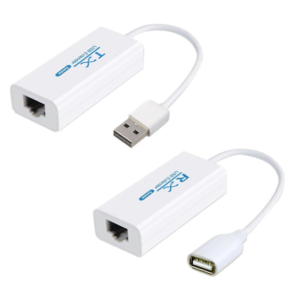Usb-förlängare till Rj45-kontakt Usb 2.0 till Rj45 Etet Lan-förlängningsadapter