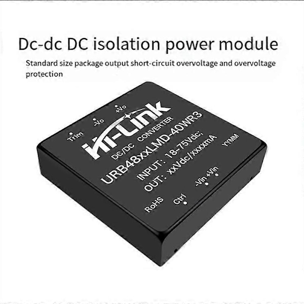 48V till 5V Strömmodul URB4805LMD-40WR3 Regulator Utgång 5V8A