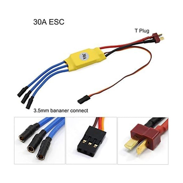 2212 1400KV Motor+30A ESC+SG90 Servo+8060 Propeller Set för RC Flygplan Quadcopter Fastvingat Flygplan Helikopter