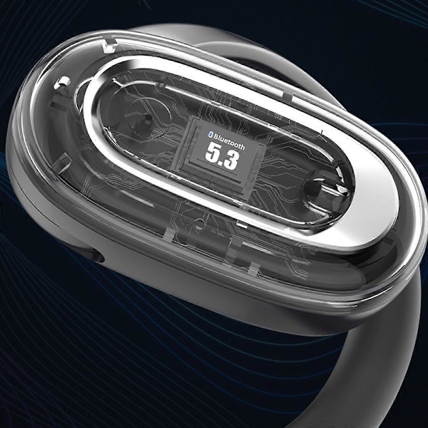T35 Langaton Bluetooth-kuuloke digitaalinäytöllä ja melunvaimennuksella, C