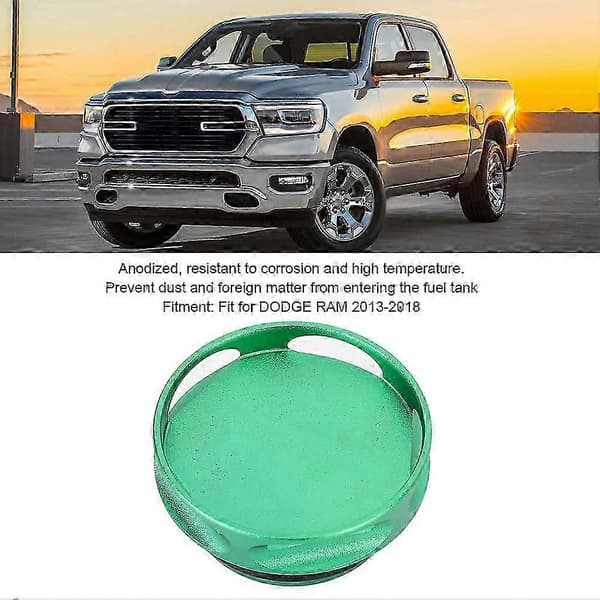 Bränsletanklock i aluminiumlegering, reservdelar, passar Dodge Ram 2013-2018