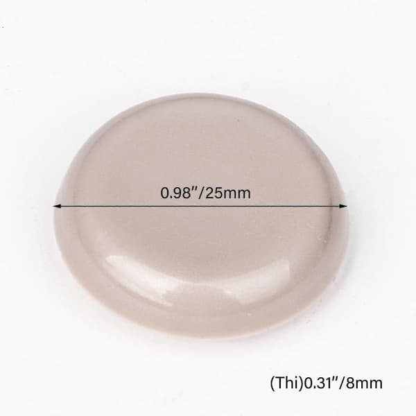 16 stk. møbelpinde, flyttepude, rund, 2,5 cm diameter til gør-det-selv