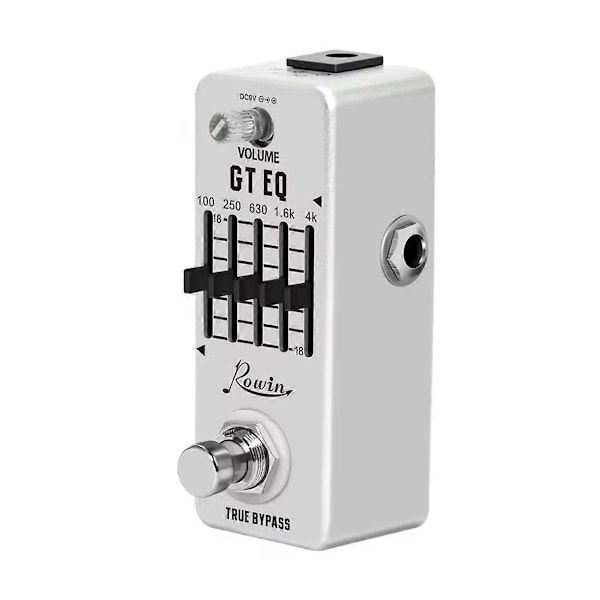 Gitarr Equalizer Pedal 5-Band Parametrisk EQ Gitarreffektpedal