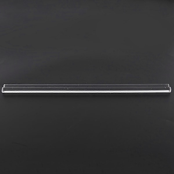 2 st 10mm Klar Rund Akryl PMMA Extruderad Stång 12\" Längd