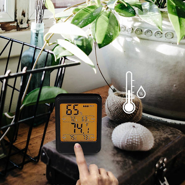 Digital Hygrometer Digital Temperatur Hygrometer Inomhus Termometer Inomhus Hygrometer