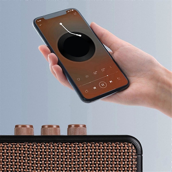 Aroma -04 Mini Elektrisk Gitarrförstärkare 5W Portabel Bluetooth-högtalare för Elgitarr Retro Portabel Uppladdningsbar Förstärkare