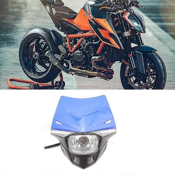 Bb708 LED Strålkastare Kåpa Strålkastar Enhet För Crf Xr Offroad Motorcykel