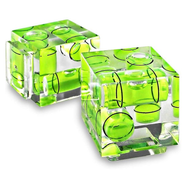 Trippel 3-axlig vattenpass för blixtsko (2-pack)