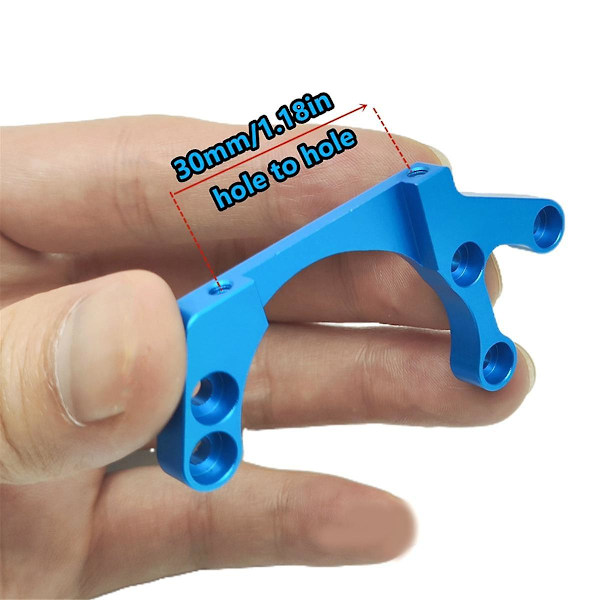 Kylflänsfläkt Motorfäste i Aluminiumlegering för 1/10 XV-01 RC Bil Uppgraderingstillbehör