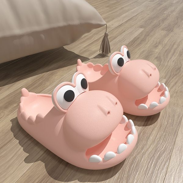 global Hot Sale Söta Dinosaurie Tofflor Halkfria Mode Tofflor pink 39-40