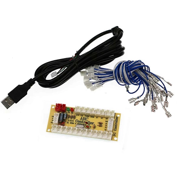 Arcade-pelin tee-se-itse-sarja USB-korttiohjain, A