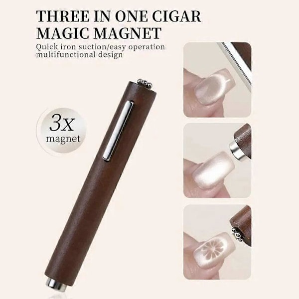 Tre i En Kattöga Stor Magnet Cylindrisk Supermagnetisk Nagelverktyg