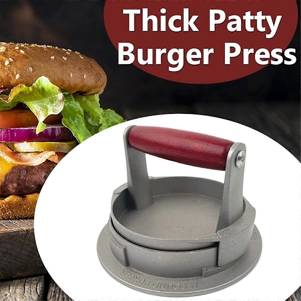 Burgerpress Patty Maker Non-Stick, Fylld Hamburgare Patty Form