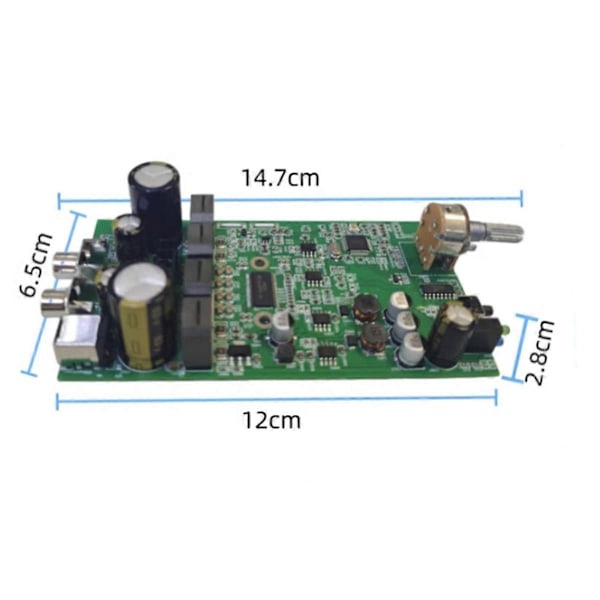 2x100W Bluetooth Förstärkar Kort