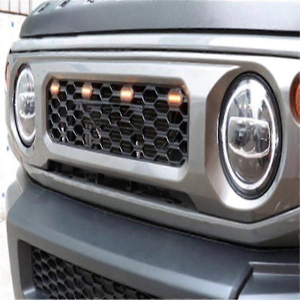 Led Front Grill Lampor Vitt Ljus Extern Grill För Jimny Jb64 Jb74 2019 2020 2021 Hög Version
