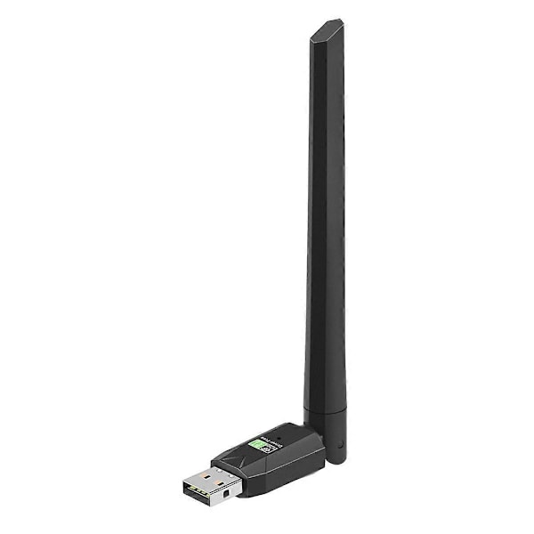 600 Mbps USB BT 5.0-adapter 2,4G 5 GHz Wi-Fi-antenn Dualband 802.11ac