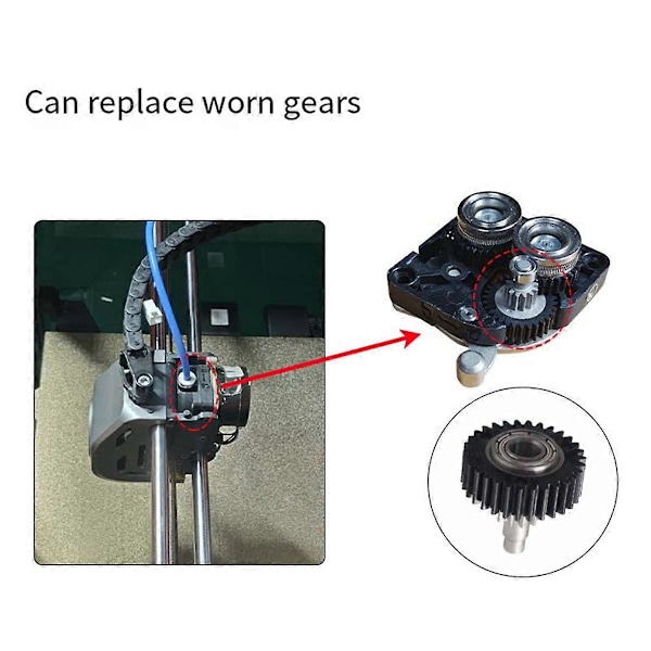 För K1 K1C K1Max Extruder Växellåda Reduktionsväxel