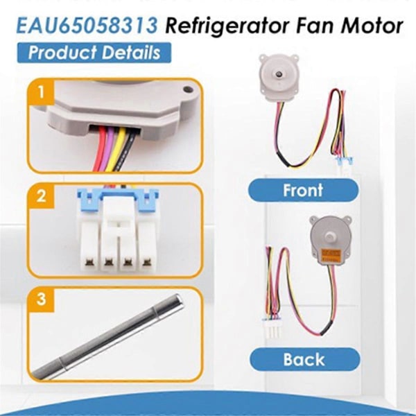 EAU65058313 Kylskåpsfläktmotor för LG Kenmore Frys
