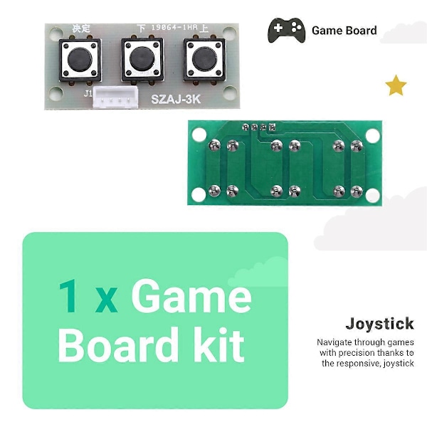 5 i 1 Spelbräde med Joystick Handvevad Vev för Arkad