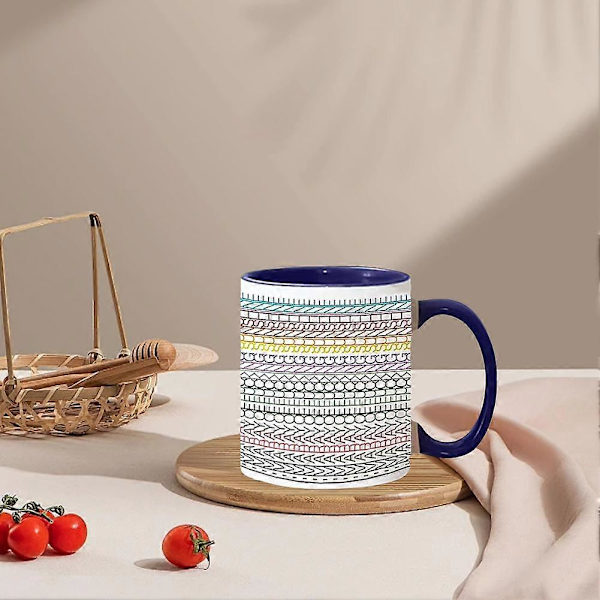 Kaffekopp i Keramik med Dolda Meddelanden för Köket A