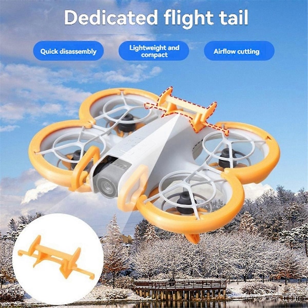 För Neo Stötfångarskydd Gimbal Kameraskydd Vikbart Landningsställ Flyg Stjärt Propellerskydd för Neo Delar C
