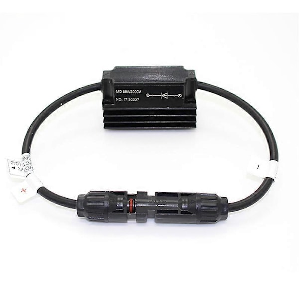1 st Utomhus 55Amp DC 2000V Solpanel In-Line Diodkontakt IP67