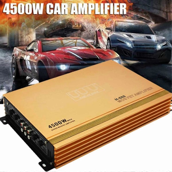4500W auton audio vahvistin, nelikanavainen suurtehovahvistin