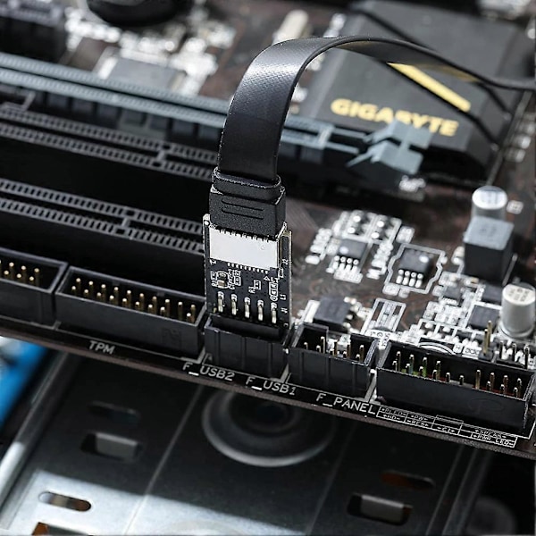USB 2.0 Frontpanel Header USB 9Pin till USB 2.0 Typ-E