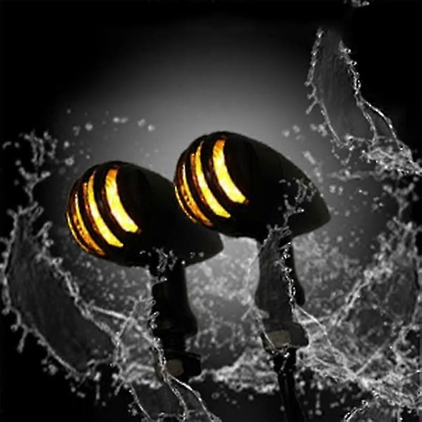 4 st Motorcykel Blinkers, Led Motorcykel Blinkers, Blinkers Fram Bak Ljus Universal