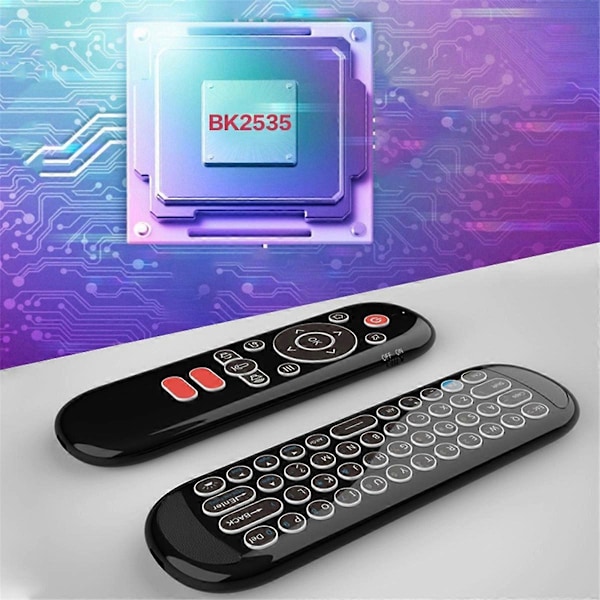 Trådlöst Mini Tangentbord för Android Smart TV Box med Bakgrundsbelysning