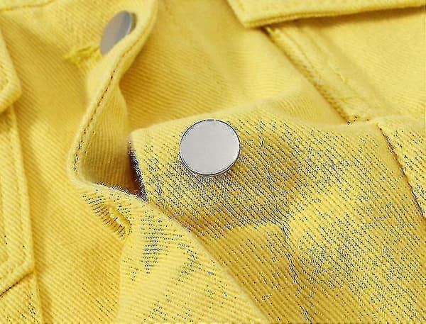 Naisten denim-takki YELLOW S