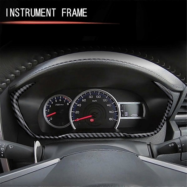 Bilinstrumentpanel Ram Trim för RHD Kolfibermönster