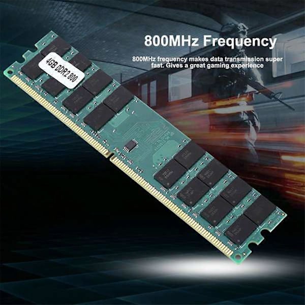 PC2-6400 DDR2 800MHZ 240Pin för AMD Dedikerat Stationärt Minne Ram