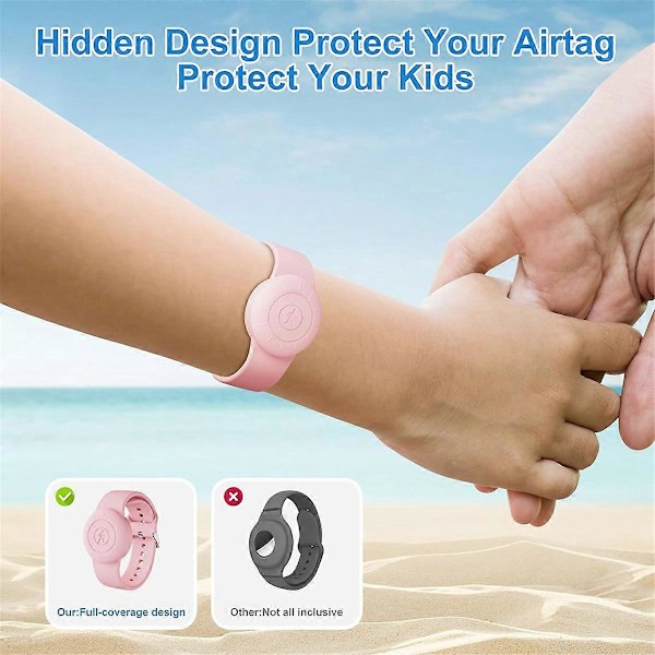 4 st Armband för Barn Silikon Vattentätt Fodral C