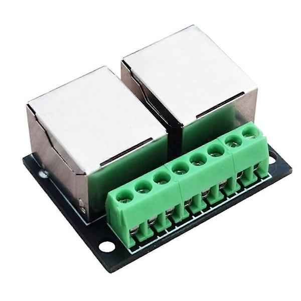 4 st RJ45 Ethernet Dubbel Hona Terminal Breakout Board