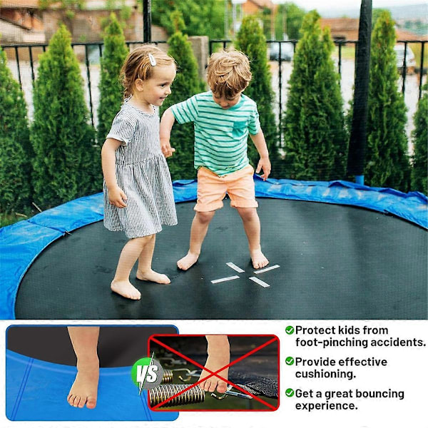 Trampolinskydd, 6FT Ersättningsskydd för Fjädrar, Kant Skyddsdyna