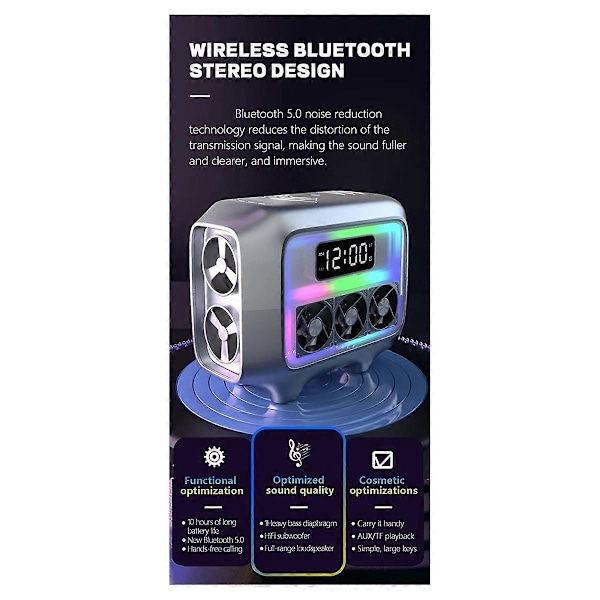 Bluetooth Högtalare Stereo Högtalare A