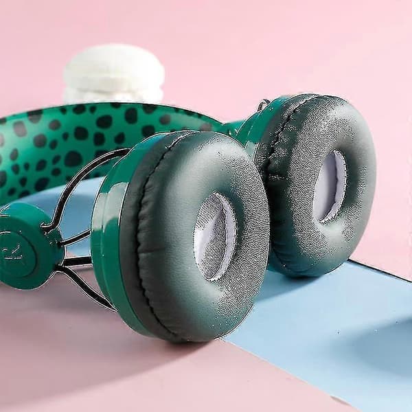 Barnhörlurar med mikrofon, 3,5 mm Over Ear-hörlurar