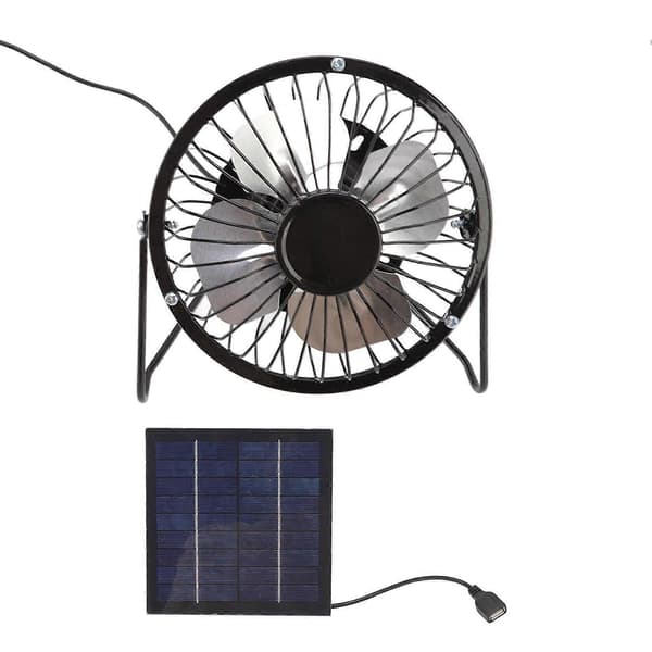 Fotovoltaisk solpanel set ventilationssystem mini portabel USB kylfläkt 5v 2.5w