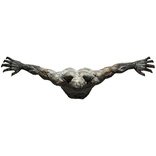 Abstrakta Skulpturer 3D Väggfigur Heminredning D