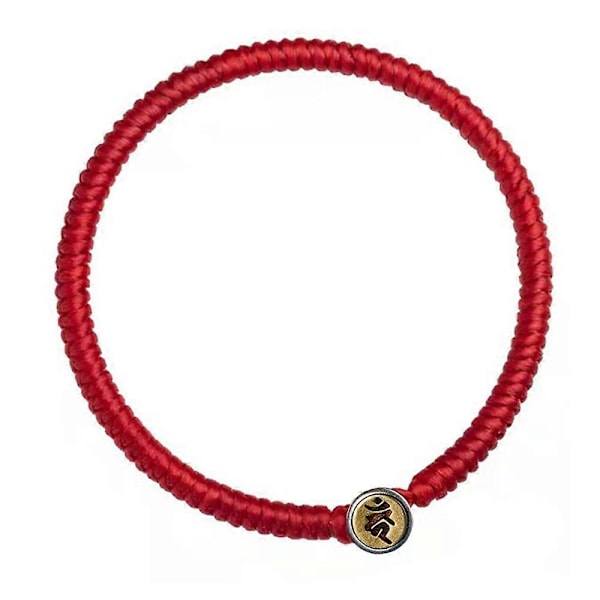 Handgjort vävt snöre armband | Justerbart unisex vänskapsband för män kvinnor rött rep armband-Style4