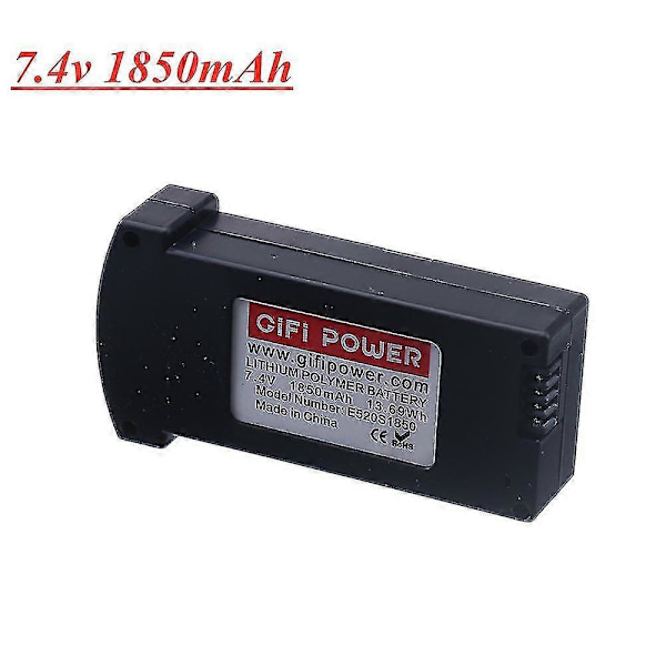 7.4v 1850mah Lipo Batteri För E520 E520s Jd-22s Rc Quadcopter Reservdelar 7.4v Uppladdningsbart Batteri 1st Till 3st 3pcs