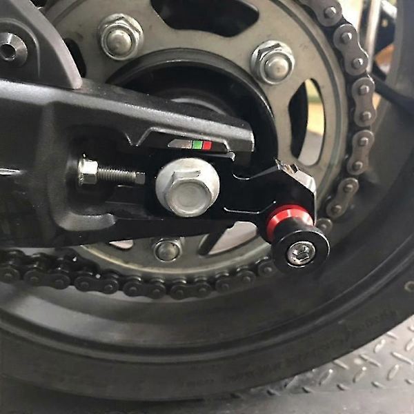 Honda CB650F CBR650F CNC Kedjejusteringsblock, Ramvipparmsspole Slider Tillbehör